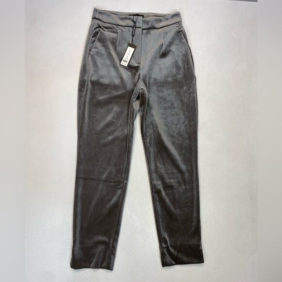 Romeo + Juliet Couture Velvet High Waist Ankle Pants Women Small RJ52432 NWT - Picture 1 of 11